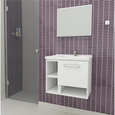 Imagem de Gabinete Para Banheiro Em Aço 55,6cm Lichia Cozimax