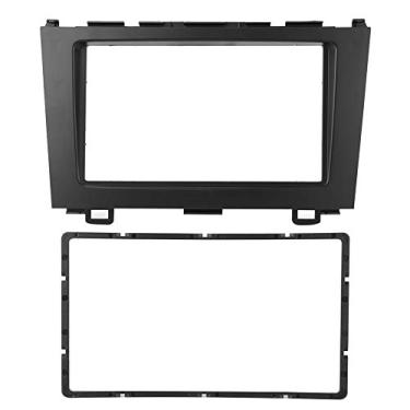 Imagem de Quadro modificado de navegação do painel de rádio, painel de rádio estéreo de DVD para carro, kit de acabamento de moldura 2 DIN para CRV 07-10