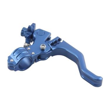 Imagem de PowerMotor Alavanca de embreagem de acrobacias curtas CNC universal para motocicletas, 22 mm, guidão de 22 mm, alavanca de embreagem para esportes de rua, motocicleta, miniciclote, scooter,