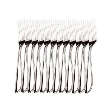 Imagem de Kit 12 Garfos de Mesa Hercules Monterrey Aço Inox 1340-002