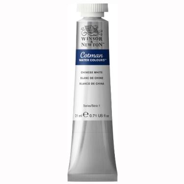 Imagem de Winsor & Newton Tinta aquarela Cotman, tubo de 21 ml, branco chinês