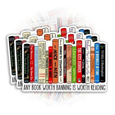 Imagem de (3 peças) Adesivo de leitor de livros proibidos de leitura de livros adesivos de vinil à prova d'água de 2 polegadas para Kindle laptop, garrafa de água, capa de telefone, decalque para crianças, meninas, 5 cm