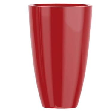 Imagem de Vaso Plantas Decorativo Fibra De Vidro Grande 70cm Roma M (Bordo)
