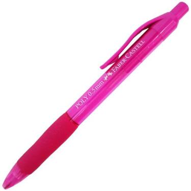 Imagem de Lapiseira Faber Castell 0.5 poly rosa