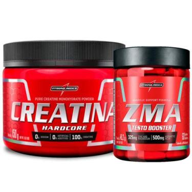 Imagem de Creatina Pura 150g Hardcore + Zma 60 Caps Integralmedica