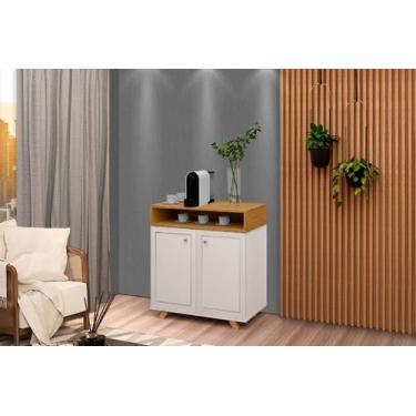 Imagem de Buffet / Balcão / Bancada / Aparador ST Modelo Retrô Com Pés em Madeir