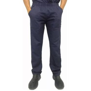 Imagem de Calça de trabalho sarja brim profissional varias Cores  - LDS EPI , Az