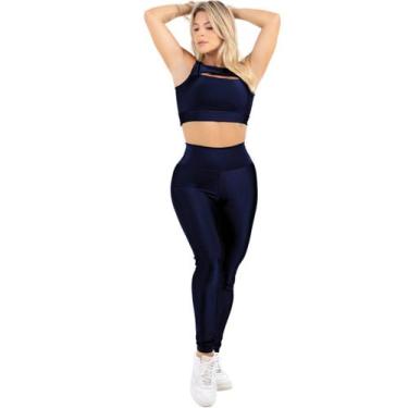Imagem de Conjunto Calça Legging Fit Roupa Feminina Academia Premium - HYPE MODA