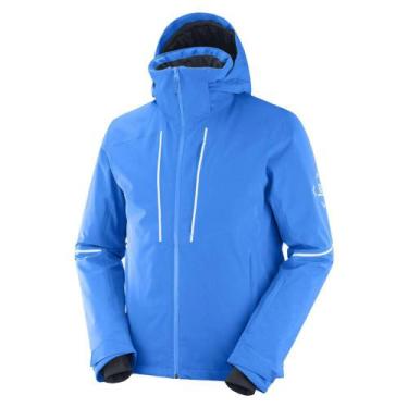 Imagem de Jaqueta Salomon Ski Edge Neve Impermeável Masculina Azul, GG, Azul