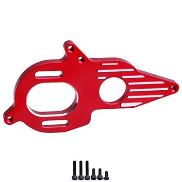 Imagem de Adjustable Aluminum Motor Mount for 1/10 Arrma Granite Mega Typhon/Big Rock/Senton 3S Outcast/Kraton 4S Models RC Cars Monster Trucks Buggy (Red)