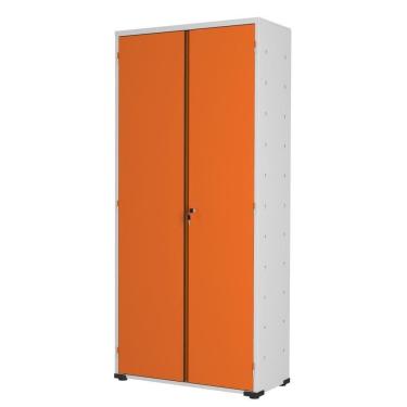 Imagem de Armário Aço Escritório Fechadura 4 Prateleiras Ea301 Laranja