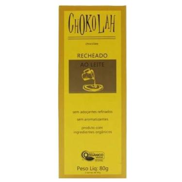 Imagem de Chocolate ao Leite 40% Cacau Recheado Orgânico CHoKolaH 80g