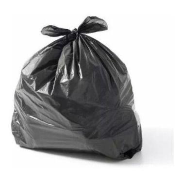 Imagem de Saco De Lixo 50 L 63x80 8 Micras Preto/ Fd C/100 - HIGIPACK