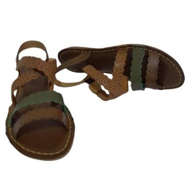 Imagem de Sandália Rasteira Couro ANA - Elisabete Guimarães