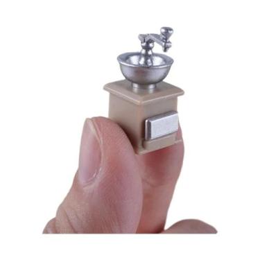 Imagem de Mini Cozinha para Casa de Bonecas (Escala 1:12) - Máquina de Café, Liq