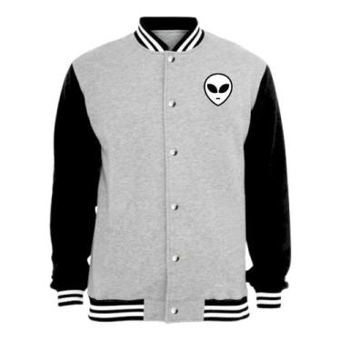 Imagem de Jaqueta Colegial Moletom Masculina Feminina Et Sem Bolso - Calttony, P