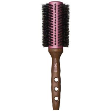 Imagem de Escova De Cabelo Madeira Profissional Térmica Grande 467 - BELLIZ