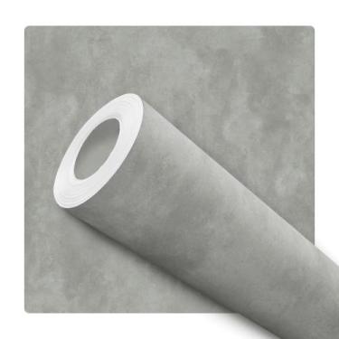 Imagem de Papel de Parede Adesivo Cimento Queimado Cinza Rústico Moderno Quarto 