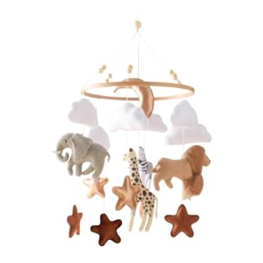 Imagem de Amagogo Berço do berçário móvel chocalhos recém-nascidos móvel, decoração de casa berço do bebê chocalhos brinquedo sensorial, para bebês meninas meninos