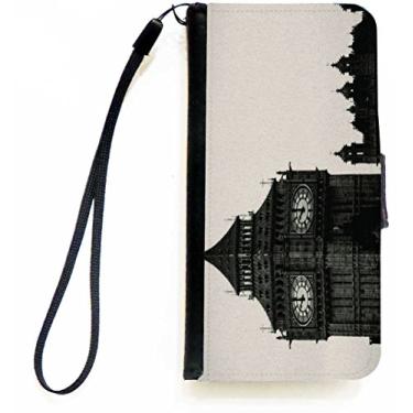 Imagem de Rikki Knight Capa carteira flip vintage Big Ben Clock Tower com aba magnética para Apple iPhone 5c
