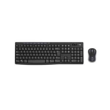 Imagem de Kit Teclado e Mouse Logitech MK270 sem Fio Multimídia Preto, UNICA, U