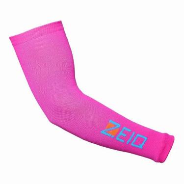 Imagem de Manguito de Compressão Zeiq Rosa - Logo Azul e Laranja, M
