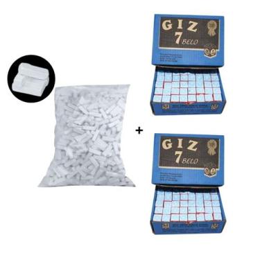 Imagem de Kit 5 Kg Giz Branco + 288 Azul Mesa Bar Taco Sinuca Bilhar - Tacolandi