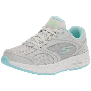 Imagem de Skechers Tênis feminino Go Run Consistent-Vivid Horizon, Cinza/azul, 5