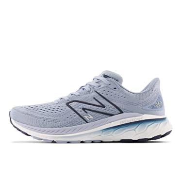 Imagem de New Balance Fresh Foam X 860 V13 Tênis masculino, Cinza ártico claro/índigo natural/prata metálico, 8 Wide