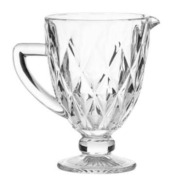 Imagem de Jarra de Vidro 1,3 Litros Modelo Diamond Bico de Jaca Para Refresco Água Suco Bebidas em Geral