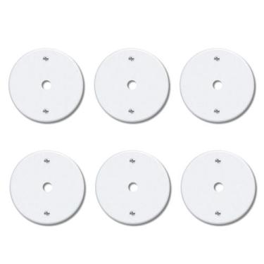 Imagem de Kit Com 6 Placas / Espelho 3x3 Redonda Furo Blanc Fame