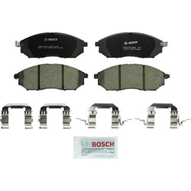 Imagem de BOSCH BC888 QuietCast Premium Conjunto de pastilhas de freio a disco de cerâmica - compatível com Select Infiniti EX, FX, G, M (25, 35, 37, 45, 56), Q40, Q45, Q70, QX50, QX70; Nissan 350Z, 370Z