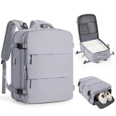 Imagem de Mochila de viagem Coofay Carry-on Flight Approved Grey