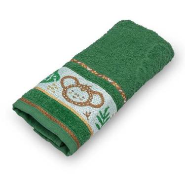Imagem de Kit 2 Toalhas de Lavabo Infantil Soft Kids Appel, Selva Verde