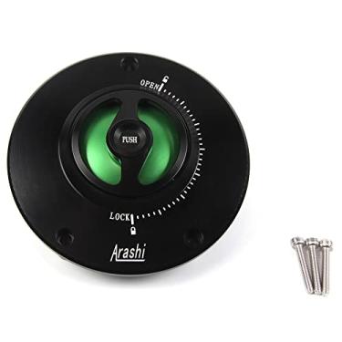 Imagem de Tampa de tanque de combustível sem chave CNC para Honda VTR1000F, VTR1000 SP1 SP2, Hawk GT NT650, CBR600 F4 F3 F2, CBR600F4i, CB600F HORNET 600, CB900F Hornet 900, CB919, RC51, RVF4000 Verde