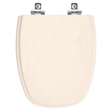 Imagem de Assento Sanitário Com Fechamento Lento Monte Carlo Amendoa Para Vaso Deca