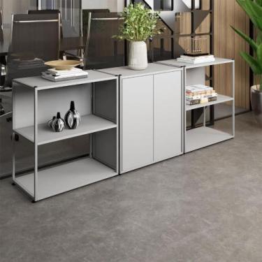 Imagem de Armário para Escritório e 2 Estantes Industriais F5 Office - F5 Office