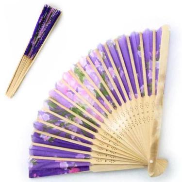 Imagem de Leque Madeira Oriental Dança Kung Fu Tai Chi Chuan Sortido - Home Good