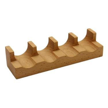 Imagem de WeiLaiKeQi Sushi Taco Holder Temaki Holder Taco Stand Sushi Roll Hand Roll Stand para o restaurante doméstico , 4 Vagas