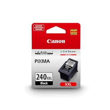 Imagem de Canon Cartucho de tinta preta PG-240 XXL compatível com MG2120, MG3120, MG4120, MX432, MX522, MX452, MX392, MG220, MG3220, MG4220, MG3520, MG3620, MX472, MX532, TS5120