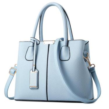 Imagem de Bolsa COCIFER Sacola de ombro em couro PU para mulheres