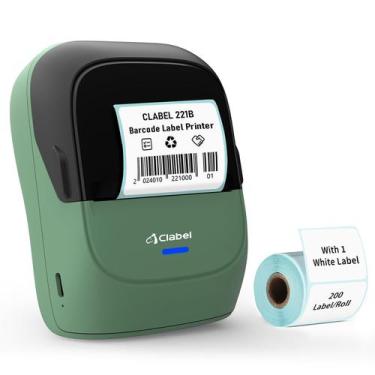 Imagem de Máquina de Fazer Etiquetas Térmicas CLABEL 221B - Portátil, 5cm, Verde