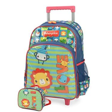 Imagem de Mochila Infantil Com Rodinha Fisher-Price Gd Vm - 95665