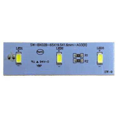 Imagem de Placa de Luz LED para Geladeira ORIGPARTS SW-BX02B - Peça de Reposição
