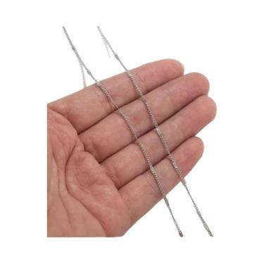 Imagem de Corrente Frisada De Aço Inoxidável De 2 Metros Para Colar DIY Pulseira