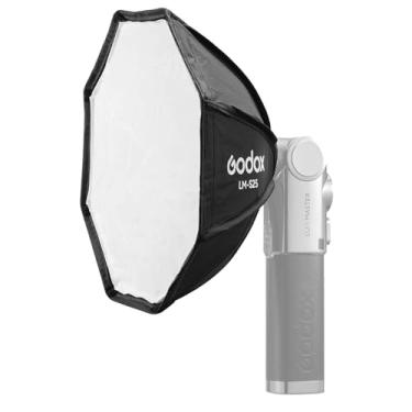 Imagem de Godox Refletor de softbox mini octógono LM-S25 para flash de câmera mestre GODOX Lux