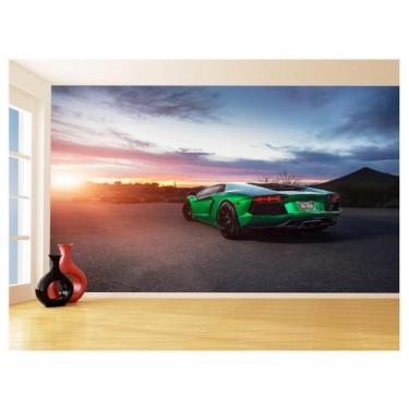 Imagem de Papel De Parede 3D Carro Lamborghini Aventador 3,5M Car183 - Você Deco