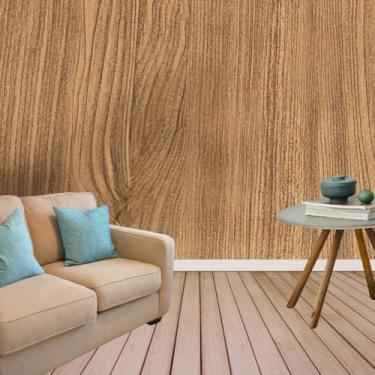 Imagem de Papel de Parede Madeira Nó Escuro Texturizado PREMIUM 10 metros = 2 Rolos de 5m X 45cm Sala Quarto