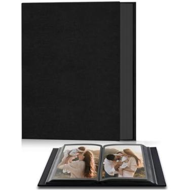 Imagem de popotop Álbum De Fotos 4X6 Com 100 Bolsos Para Presentes Casamento, Álbuns Capa Dura Linho, Aniversário Família, Férias Bebê