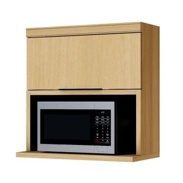 Imagem de Armario Aéreo Micro 1 Porta Basculate Nesher Marquesa 100% MDF Nature